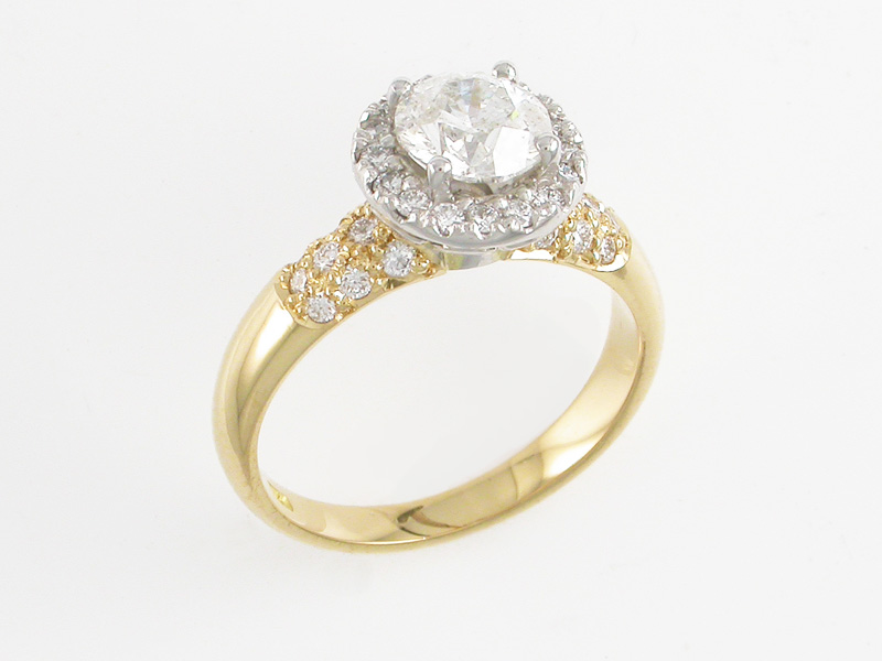 Gold Diamond Engagement Ring Auckland Jewellery Rings